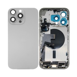 Tampa Traseira com Frame+Flex+Vibrator Apple iPhone 15 Pro Max Titânio Natural